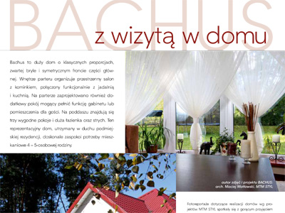Okładka do artykułu: 'Z wizytą w domu Bachus'