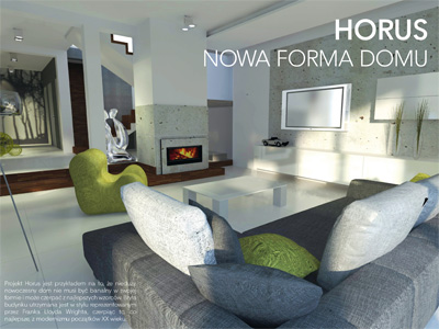 Okładka do artykułu: 'Nowa forma domu - Horus'