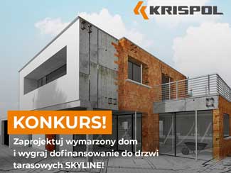 Weź udział w konkursie Aluprof i KRISPOL – zaprojektuj dom z cichym luksusem i wygraj dofinansowanie na drzwi tarasowe SKYLINE o wartości 70 000 zł!