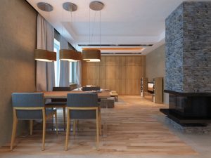 Wnętrze w projekcie Calineczka