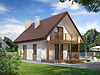 Projekt domu Poziomka 3 dr-T - miniaturka 1
