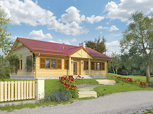 Projekt domu Borówka 6 dr-S
