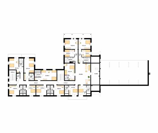 Projekt domu Cykada 6 - rzut poddasza