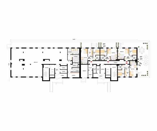 Projekt domu Kapitalny - rzut parteru