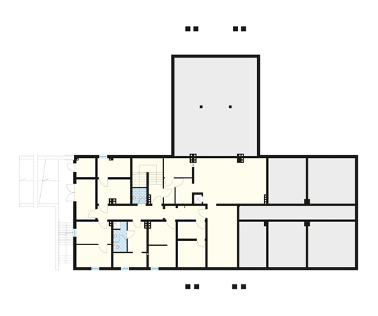 Projekt domu Polana 3 - rzut piwnicy