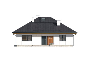 Projekt domu Kiwi 7 - elewacje