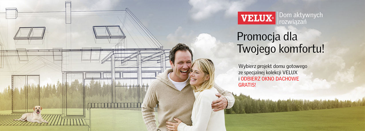 Baner Velux Domy aktywne