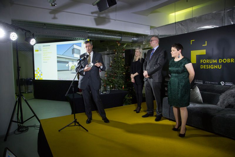 Prezes Hormann odbiera nagrody Dobry Design 2018