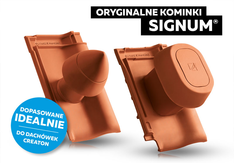 Oryginalne kominki SIGNUM marki CREATON