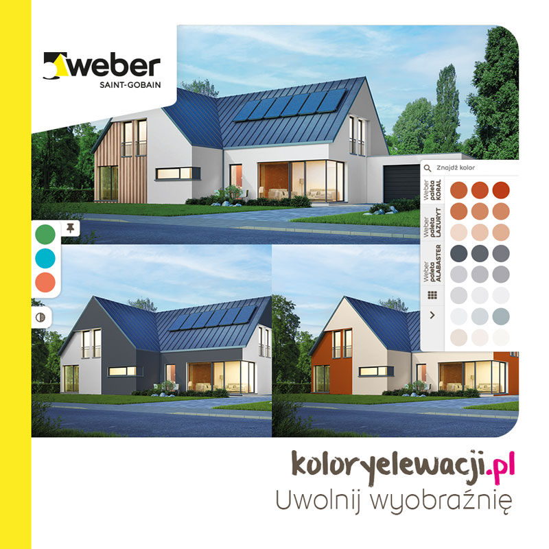 Aplikacja Weber pomoże Ci dobrać najlepszy kolor do Twojej elewacji