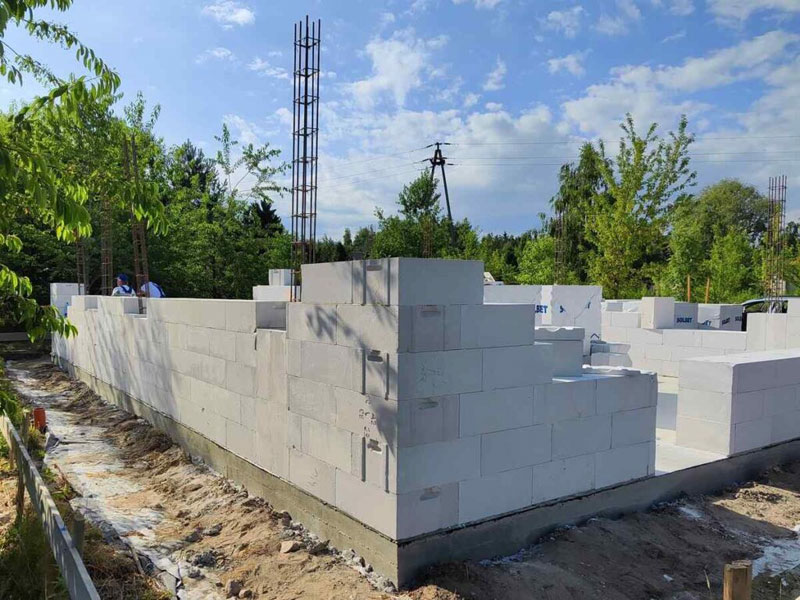 Budowa domu z betonu komórkowego SOLBET