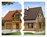 Dwa oblicza domu z drewna