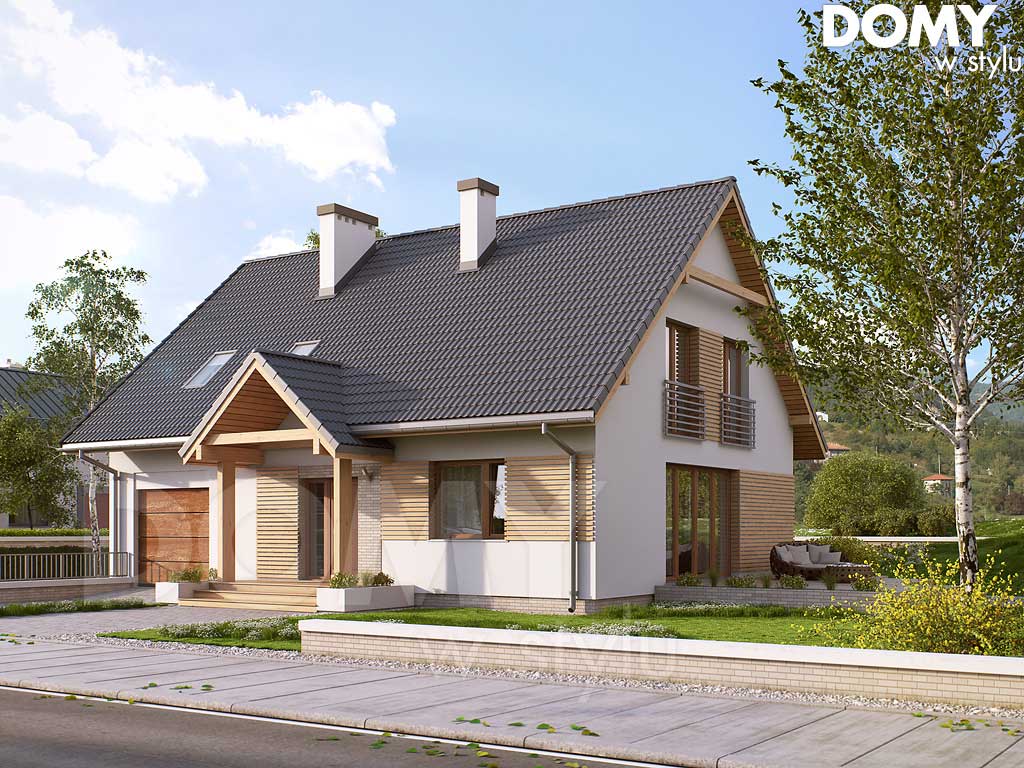Wizualizacja projektu domu Orzech