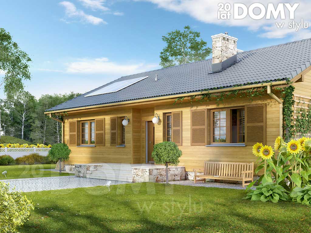 Wizualizacja bryły projektu Borówka 5 dr-S