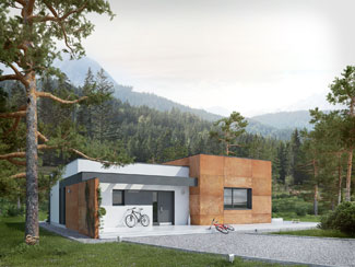 Amika – nowoczesny dom parterowy